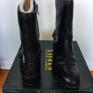 Lauren Ralph Lauren Mesi-Bo-CSL Burnished Calf